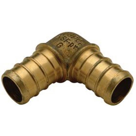 APOLLO VALVES Fitting Pex 3/4In Brass Elbow APXE3434